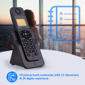 D1005 Business Office Home Cordless Telephone Digital Landline Phone With Speaker Low Radiation Telephone Wireless Landline. 