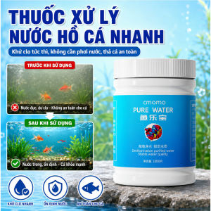 Thuốc Khử Clo Nước Hồ Cá/ Viên Lọc Nước Nhanh Chóng / Giữ Nước Trong Xanh Lâu Dài / An Toàn Cho Tép Rong Thủy Sinh