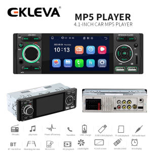 EKLEVA 1 Din Car Radio JSD-3001 4.1 MP5 Car Player Touch Screen Car Stereo Bluetooth 1 Din Auto Radio Camera Mirror Link