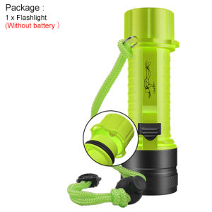 Asafee LED Diving Flashlight Waterproof Scuba Lantern Underwater Torch Night Shotlight Rechargeable Hand Light Magnetic Lamp