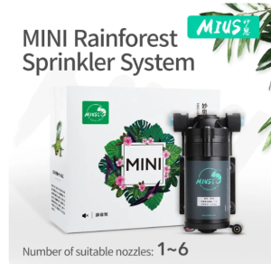 MIUS Reptile Fogger Silent Pump Water Mist Sprinkler System For Plants Gardening Showering Irrigation Spraying Fogger
