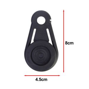 10 cái khóa đĩa cho lều cắm trại ngoài trời - Kẹp nhựa đen chống gió cho mái che - Kẹp bạt chống mưa nặng