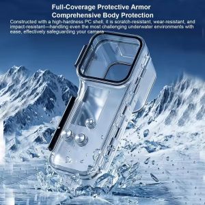 Waterproof Diving Housing Case For DJI Osmo Pocket 4 Underwater Diving Protective Shell For Osmo Pocket 4 Accessories