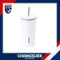 ช้างศึก Changsuek แก้วสแตนเลส เก็บอุณหภูมิ แก้วน้ำเก็บความเย็น Changsuek Tumbler สีขาว สกรีนลายช้างศึก. 