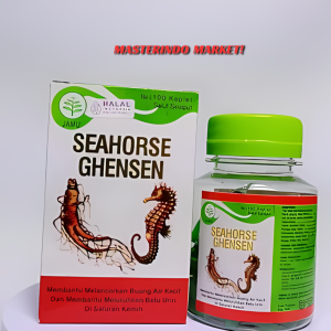 seahorse ghensen 100 kaplet obat ginjal hai ma hai mha jiang shen wan obat stamina tubuh asli