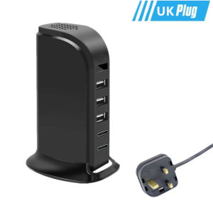 Wifi Hidden Camera HD 1080P Wireless USB Charger Camera 5 Port USB Hub Nanny Cam Live Streaming Motion Detection APP Remote Control for Home Office Security