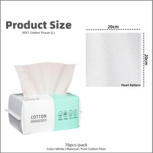 【Woody】Cotton Tissue Disposable Facial Tissue for Adults and Children Make up Remover Towel (50pcs/100pcs) 一次性纯棉加厚柔软洗面巾洗脸巾