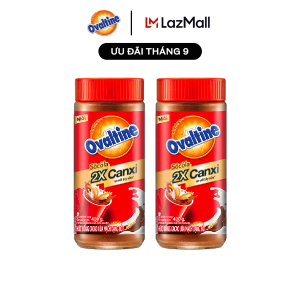 Combo 2 Hũ Thức Uống Cacao Lúa Mạch Dạng Bột Ovaltine 400G