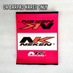 Barpad Karet NK Barpad Terbaru Barpad Supermoto Barpad motocross Merah putih