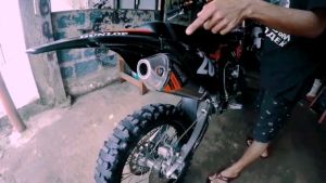 KNALPOT CRF NORIFUMI ROCKET4 BORE UP KLX D-TRACKERWR155(KHUSUS MESIN STANDAR)PNP