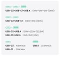 UGREEN Car Charger Mobil 130W 3 PORT USB TYPE C PD QC 4.0 Fast - 90413. 