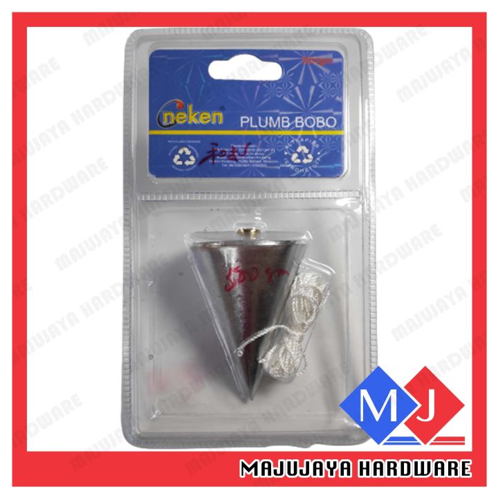300g / 400g / 500g NEKEN Vertical Plumb Bob / Batu Pengukur / Batu ...