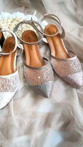 AYANA |Sendal wanita | Sepatu sendal tali hak 2 cm | Simple elegan