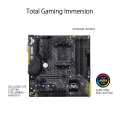 ASUS TUF GAMING B450M-PLUS II , AMD B450 (AM4) mATX gaming motherboard with M.2 support, AI Noise-Canceling Microphone, HDMI, DVI-D, USB 3.2 Gen 2 Type-A, USB 3.2 Gen 1 Type-C, Aura Sync support ( B450M PLUS II ). 