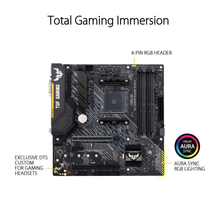 ASUS%20TUF%20GAMING%20B450M-PLUS%20II%20,%20AMD%20B450%20(AM4)%20mATX%20gaming%20motherboard%20with%20M.2%20support,%20AI%20Noise-Canceling%20Microphone,%20HDMI,%20DVI-D,%20USB%203.2%20Gen%202%20Type-A,%20USB%203.2%20Gen%201%20Type-C,%20Aura%20Sync%20support%20(%20B450M%20PLUS%20II%20)%20-%20Image%205