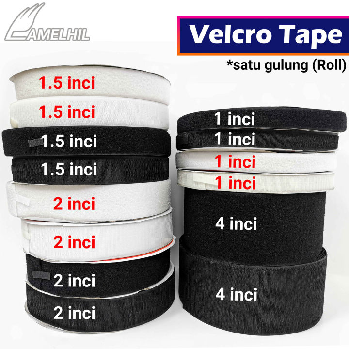 (Roll) Hook & Loop Magic Tape Velcro Tape 20mm 25mm 32mm 38mm 50mm ...