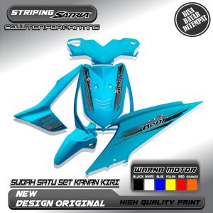 STRIPING VARIASI HONDA BEAT KARBU OLD STICKER SIMPEL CUSTOM 02