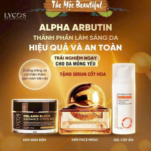 Combo Lycos Dành Cho Da Mỏng Yếu (Kem Face Meso Lycos - Kem Nám Đêm Lycos - Dưỡng Ẩm Lycos