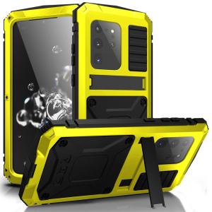 Rugged Armor 360 Full Phone Case for Samsung Galaxy S25 S24 S23 S22 S21 S20 Plus Note 20 Ultra Casing Metal Aluminum Shockproof Phone Cover