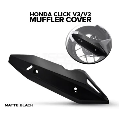 Honda Click 125i 150i V2/V3 Heat Guard/ Muffler protector/ Double Color Click Muffler Cover
