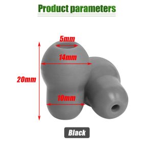 2Pcs Earplug Ear Tip Plug Karet Telinga Stetoskop Penutup Telinga Bahan Silikon Lembut Reusable Eartips Stetoskop