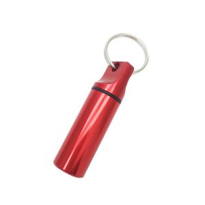 Waterproof Portable Capsule Pill Organizers Outdoor Tablet Container Earplugs Box Pill Storage Box Pill Bottle Keychain Pill Case
