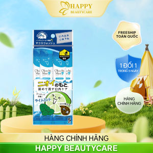 Nước Súc Miệng Bạc Hà Và Chanh Okuchi Mint ( 1 Gói 5 Thanh)