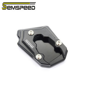 SEMSPEED Motorcycle CNC Side Foot Stand Pad Kickstand Enlarge Extension Plate For CFMOTO 800NK 800 NK 2023-2024