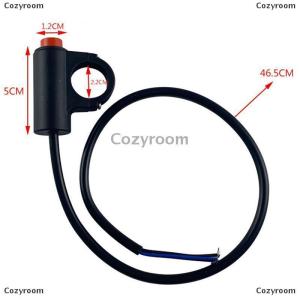 [COD] Cozyroom Motorcycle Switch Hazard Light Switch Button with Cable Electric Vehicle Double Flash Warning Emergency Lamp Signal Flasher Red Indicator Light Motorcycle Accessories