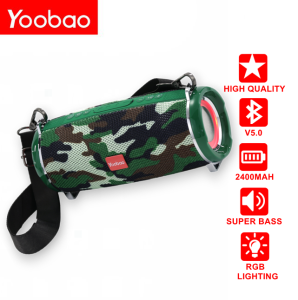Yoobao M19 TWS Portable Wireless Bluetooth V5.3 Stereo Surround Bass Speaker Multi Function with RGB Colorful Lights