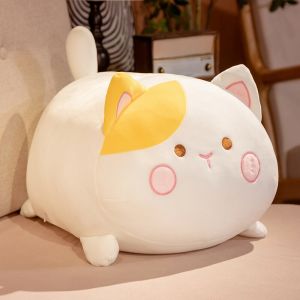 JOJO CASTLE 35/50/70cm Fat Anime Soft Cute Cat Plush Toys Kawaii Stuffed Cat Soft Plush Sleep Pillow Cushion Kids Gift for Girlfriend