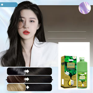 [No More Gray Hair] Popular Natural Bubble Hair Dye Plant Extract Bubble Hair Dye Shampoo Cover Gray Hair Mildand Non-Irritating