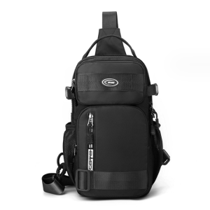 Large capacity mens chest bag shoulder bag waterproof outdoor sports multi-function crossbody bag