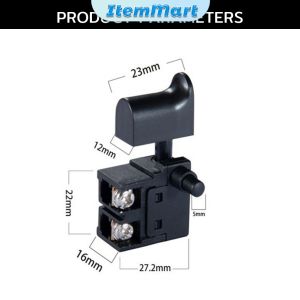 ItemMart Speed Regulating Switch 6A 250V for Electric Drill Hammer Tool