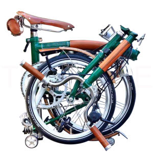 TWTOPSE Handmade Leather Bike Frame Protector Cover Compatible With Brompton Folding Bicycle Frame Case British Flag With Wax Rope Thickness 1.8-2mm Leather Armchair Covers - Lazada