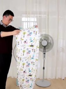 [RRFC]Garment Steamer Cover Dust-Proof Iron Clothes Hanger Stand Cover Garment Steamer Cloth Fan Cover
