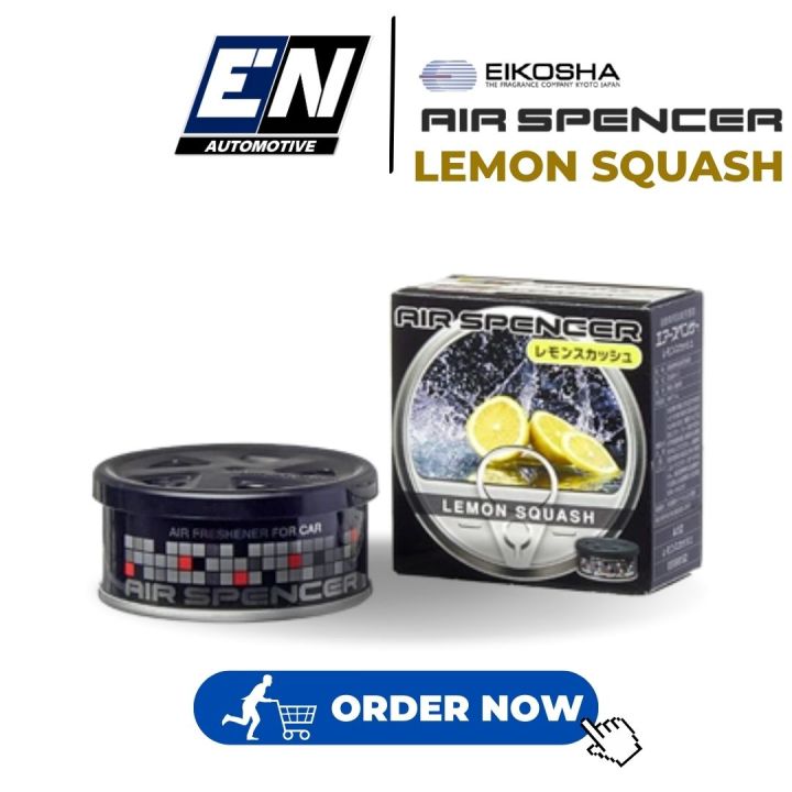LEMON SQUASH Air Spencer Eikosha Car Air Freshener Cartridge A52