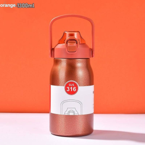 กระติกน้ำ แก้วน้ำสแตนเลสเกรด กระบอกน้ำเก็บอุณหภูมิ ถ้วยน้ำพกพาพร้อมหลอดดูด ความจุสูง เก็บอุณหภูมิได้ยาวนาน แก้วน้ำเก็บความเย็น