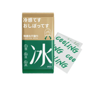New Non Woven Fabric Ice Wipes Anti-Sun Disposable Cooling and Refreshing Small Towel Sports Accessory Outdoor Sports