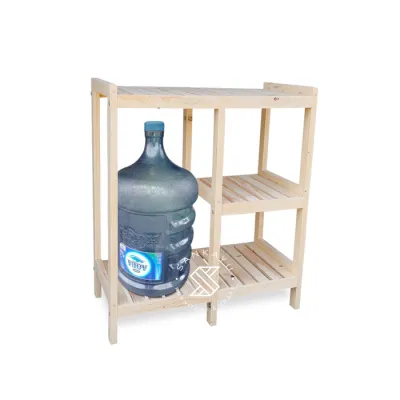 rak kayu real pick meja / rak dispenser galon serbaguna multifungsi dari kayu kokoh harga murah Magicom bisa cod ukuran 75x35x70