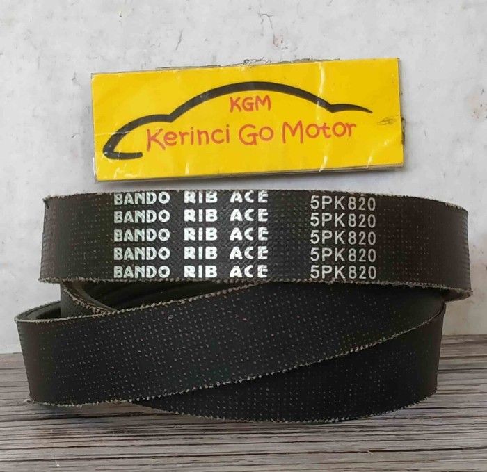 Bando Van Belt 5PK 820 V Belt Fan Belt Alur 5PK-820 Tali Kipas