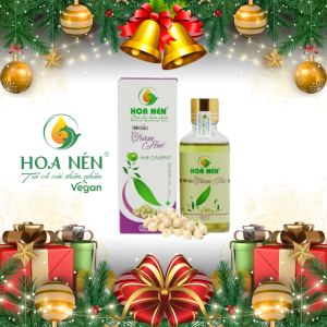 Tinh dầu Tràm Huế Ngâm Củ Nén Hoa Nén - Chuẩn VietGAP - An toàn cho bé sơ sinh - 50ml