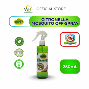 NATURES DROPLETS Citronella Natural Mosquito Off Spray Repellent 250 ml