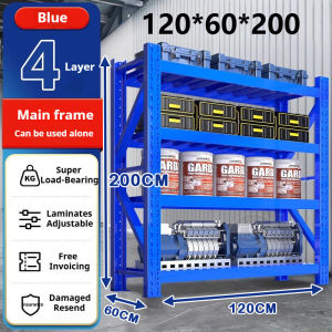 CompactSteel store Heavy Duty Metal Storage Shelf Rack 3/4 Tier Adjustable Shelving Unit for Home Garage & Warehouse Space Saver
