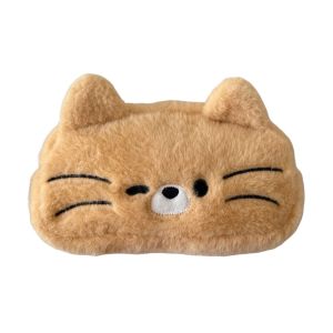 GOUPO Cat Pencil Case Plush Large Capacity Stationery Bag Cute Pen Bag for Students