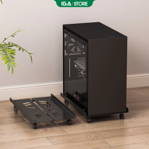Kệ giá để cây PC thông minh có bánh xe di chuyển tiện lợi thương hiệu KAPUCHI - GM112