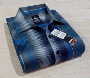WL-Bos baju Kemeja motif salur Pria 2024 Lengan Pendek kekinian Terbaru Baju laki-laki Fashion Cowo Macho Hem katun Oxford Best Quality Promo Bonus Dadakan Murah Nampol Baju pria distro Dewasa basic colour shirt polos Kemeja TERMURAH Kemeja Casual top men