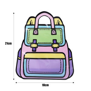 Cartoon Creative Portable Backpack Self-Sealing Bag Childrens Biscuits and Candy Storage Bag Class Gift Bag