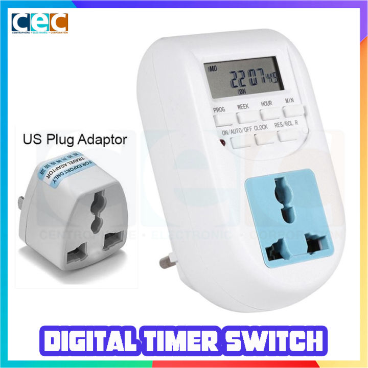 Digital Timer AL06 Electronic Digital Mains EU Plug In Timer Switch