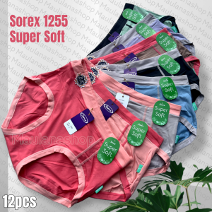HARGA GROSIR LUSINAN MURAH CELANA DALAM WANITA SOREX 1255 SUPER SOFT NYAMAN MERESAP KERINGAT